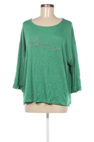 Γυναικεία μπλούζα Tom Tailor, Μέγεθος XXL, Χρώμα Πράσινο, Τιμή 14,85 €