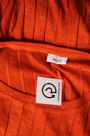 Γυναικεία μπλούζα Yessica, Μέγεθος L, Χρώμα Πορτοκαλί, Τιμή 2,59 €