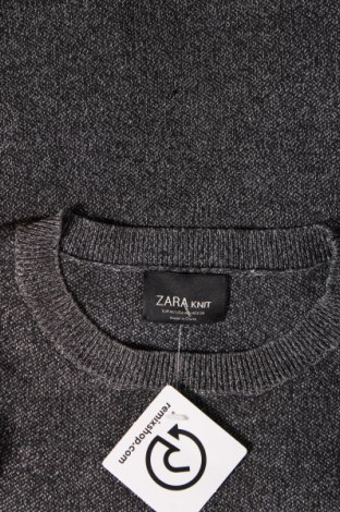 Дамска блуза Zara Knitwear, Размер M, Цвят Сив, Цена 15,00 лв.