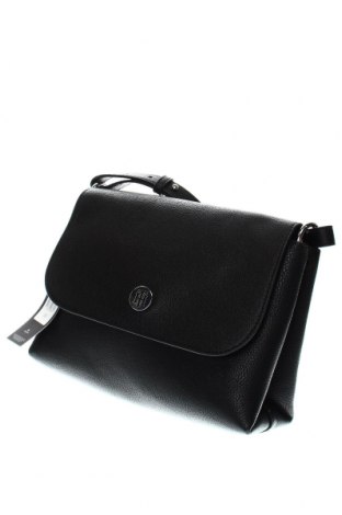 Дамска чанта Tommy Hilfiger, Цвят Черен, Цена 108,55 лв.
