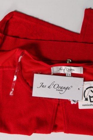 Дамска жилетка Jus D'orange, Размер L, Цвят Червен, Цена 12,18 лв.