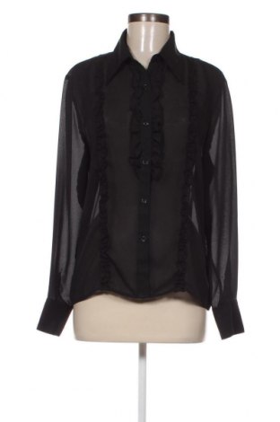 Γυναικείο πουκάμισο Flash, Μέγεθος L, Χρώμα Μαύρο, Τιμή 5,10 €