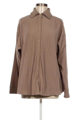 Γυναικείο πουκάμισο Gina Tricot, Μέγεθος S, Χρώμα  Μπέζ, Τιμή 2,88 €