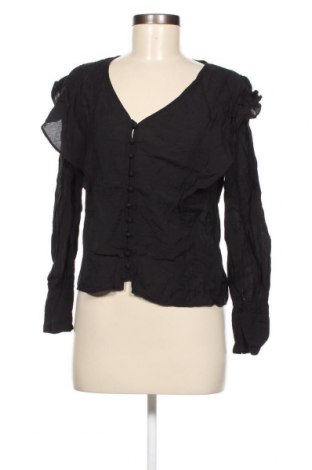Γυναικείο πουκάμισο H&M, Μέγεθος S, Χρώμα Μαύρο, Τιμή 15,46 €