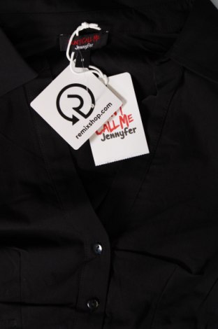Дамска риза Jennyfer, Размер M, Цвят Черен, Цена 14,40 лв.