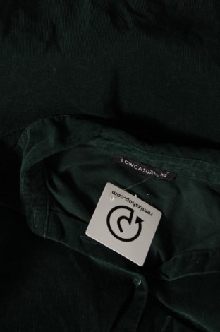 Γυναικείο πουκάμισο LCW, Μέγεθος XS, Χρώμα Πράσινο, Τιμή 15,35 €