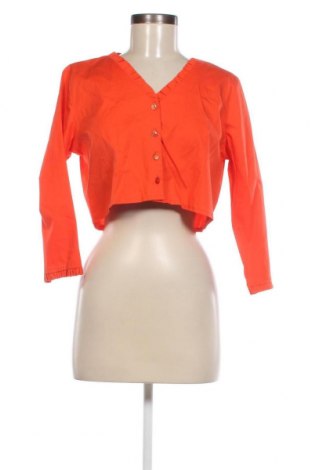 Дамска риза La Mode Est A Vous, Размер M, Цвят Оранжев, Цена 12,40 лв.