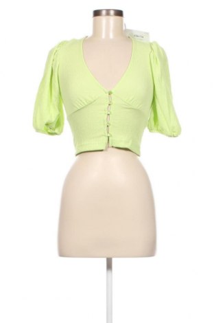 Дамска риза Monki, Размер XS, Цвят Зелен, Цена 16,66 лв.
