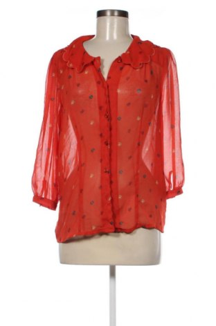 Γυναικείο πουκάμισο New Look, Μέγεθος L, Χρώμα Πορτοκαλί, Τιμή 4,06 €