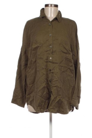 Γυναικείο πουκάμισο Primark, Μέγεθος L, Χρώμα Πράσινο, Τιμή 15,46 €