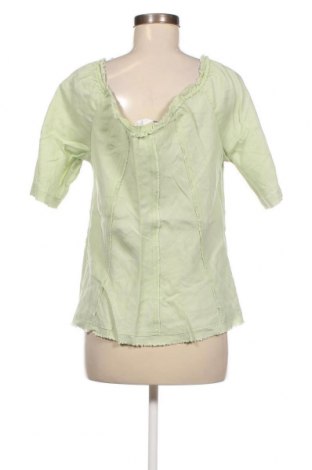 Дамска риза Promod, Размер M, Цвят Зелен, Цена 6,24 лв.