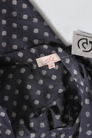 Γυναικείο πουκάμισο She, Μέγεθος M, Χρώμα Γκρί, Τιμή 2,78 €