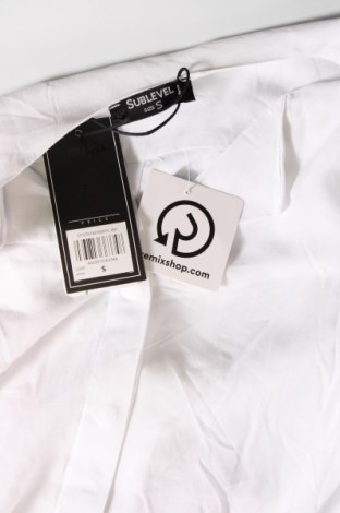 Дамска риза Sublevel, Размер S, Цвят Бял, Цена 12,40 лв.