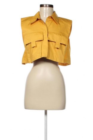 Дамска риза Zara, Размер XS, Цвят Жълт, Цена 33,71 лв.