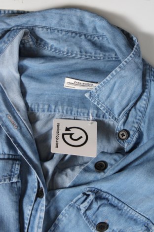 Dámska košeľa  Zara, Veľkosť XS, Farba Modrá, Cena  2,15 €
