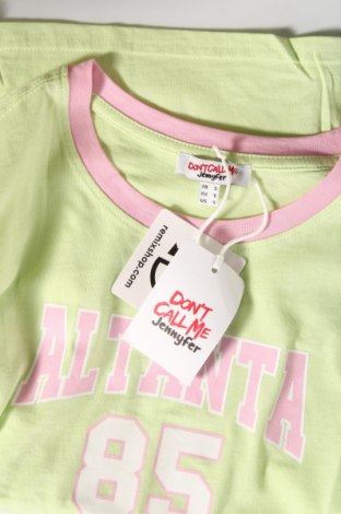 Дамска тениска Jennyfer, Размер S, Цвят Зелен, Цена 21,00 лв.