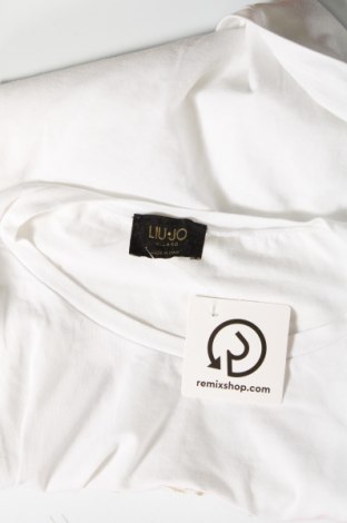 Γυναικείο t-shirt Liu Jo, Μέγεθος M, Χρώμα Λευκό, Τιμή 75,19 €