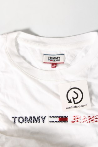 Damen T-Shirt Tommy Jeans, Größe XS, Farbe Weiß, Preis 47,32 €