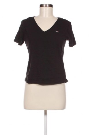 Γυναικείο t-shirt Tommy Jeans, Μέγεθος S, Χρώμα Μαύρο, Τιμή 14,72 €