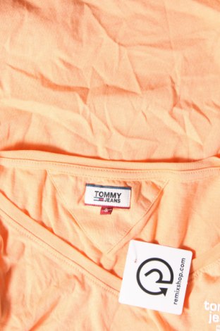 Damski T-shirt Tommy Jeans, Rozmiar S, Kolor Pomarańczowy, Cena 76,13 zł