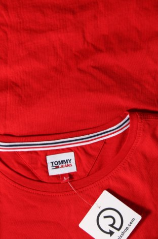 Damski T-shirt Tommy Jeans, Rozmiar S, Kolor Czerwony, Cena 217,50 zł