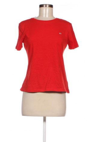 Damen T-Shirt Tommy Jeans, Größe S, Farbe Rot, Preis 23,66 €