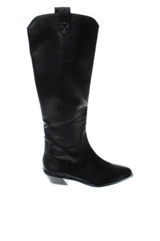 Γυναικείες μπότες Bershka, Μέγεθος 35, Χρώμα Μαύρο, Τιμή 26,37 €