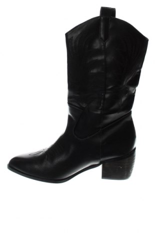 Γυναικείες μπότες Boohoo, Μέγεθος 38, Χρώμα Μαύρο, Τιμή 22,53 €