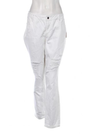 Γυναικείο Τζίν Justfab, Μέγεθος XL, Χρώμα Λευκό, Τιμή 1,65 €