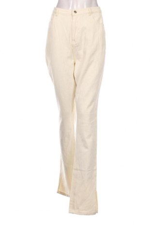 Damen Jeans Missguided, Größe L, Farbe Ecru, Preis 10,67 €