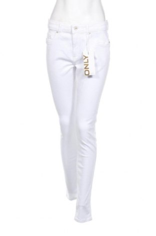 Γυναικείο Τζίν ONLY, Μέγεθος L, Χρώμα Λευκό, Τιμή 16,12 €