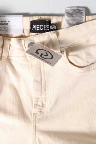Dámské džíny  Pieces, Velikost M, Barva Béžová, Cena  247,00 Kč