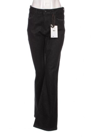 Дамски дънки Pulz Jeans, Размер M, Цвят Черен, Цена 28,71 лв.