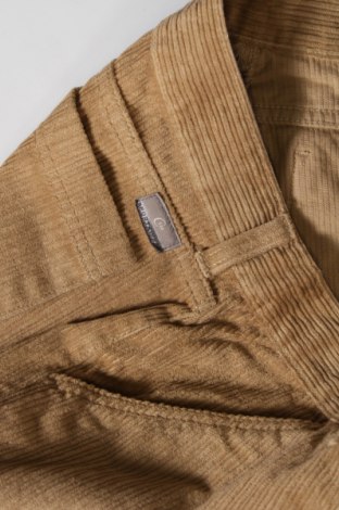 Pantaloni de velvet de femei, Mărime L, Culoare Bej, Preț 73,98 Lei