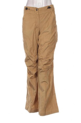 Pantaloni de velvet de femei Conleys, Mărime L, Culoare Bej, Preț 37,83 Lei