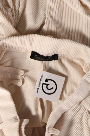 Pantaloni de velvet de femei Kapalua, Mărime M, Culoare Ecru, Preț 17,17 Lei