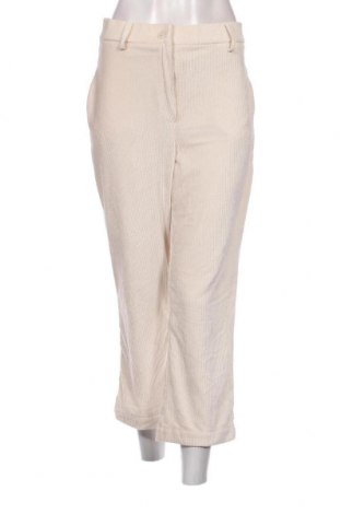 Γυναικείο κοτλέ παντελόνι Kapalua, Μέγεθος M, Χρώμα Εκρού, Τιμή 3,59 €