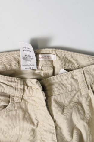 Pantaloni de velvet de femei Marco Pecci, Mărime S, Culoare Ecru, Preț 19,08 Lei