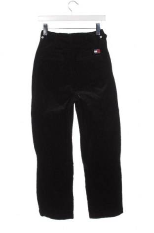 Pantaloni de velvet de femei Tommy Jeans, Mărime XS, Culoare Negru, Preț 157,07 Lei