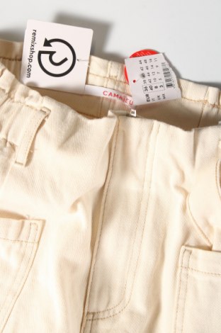 Дамски къс панталон Camaieu, Размер S, Цвят Бежов, Цена 31,00 лв.