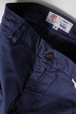Γυναικείο κοντό παντελόνι Franklin & Marshall, Μέγεθος L, Χρώμα Μπλέ, Τιμή 21,03 €