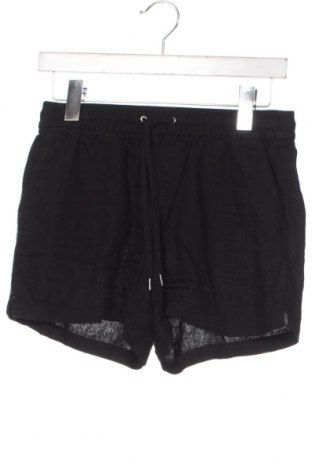 Дамски къс панталон H&M L.O.G.G., Размер XS, Цвят Черен, Цена 9,50 лв.