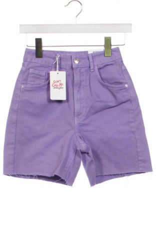 Дамски къс панталон Jennyfer, Размер XXS, Цвят Лилав, Цена 13,95 лв.