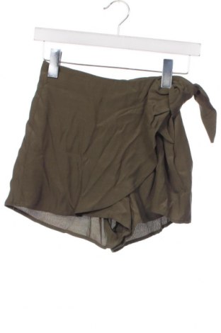 Γυναικείο κοντό παντελόνι Springfield, Μέγεθος XS, Χρώμα Πράσινο, Τιμή 7,24 €