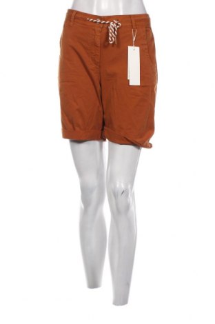 Γυναικείο κοντό παντελόνι Tom Tailor, Μέγεθος L, Χρώμα Καφέ, Τιμή 9,28 €