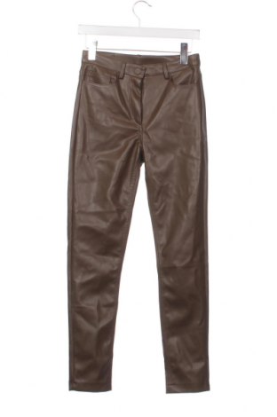 Γυναικείο παντελόνι δερμάτινο Tally Weijl, Μέγεθος S, Χρώμα Καφέ, Τιμή 10,67 €