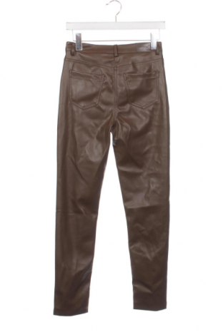 Γυναικείο παντελόνι δερμάτινο Tally Weijl, Μέγεθος S, Χρώμα Καφέ, Τιμή 7,59 €