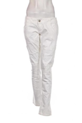 Damskie spodnie 72D, Rozmiar XL, Kolor Biały, Cena 28,76 zł