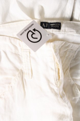 Pantaloni de femei Armani Jeans, Mărime M, Culoare Ecru, Preț 188,57 Lei