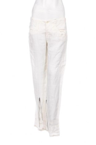 Pantaloni de femei Armani Jeans, Mărime M, Culoare Ecru, Preț 188,57 Lei